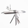 Miniatyrbillede 1 af 7: Smidig 11 i 1 Multifunktionell Fickkniv Verktyg Silver