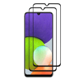 Miniatyrbillede 5 af 8: 2-PACK Samsung Galaxy A22 5G 2.5D HD 0,3mm Sk�rmskydd Svart