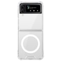 Miniatyrbillede 2 af 4: Smart Stlikonskal med Magnet - Samsung Galaxy Z Flip 4 Genomskinlig