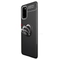 Pikkukuva 9 / 11: Smidigt Skal med Ringhållare - Samsung Galaxy S20 Plus Svart/Röd
