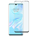 Pikkukuva 5 / 11: FULL-GLUE P30 Pro Skärmskydd 3D 9H 0,2mm HD-Clear Svart
