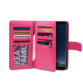 Miniatyrbillede 6 af 11: Elegant Plånboksfodral 9 kortfack ROYBEN Samsung Galaxy S8+ Rosa