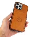 Miniatyrbilde 7 av 9: Praktiskt Skal med Kortfack - iPhone 14 Pro Ljusbrun