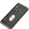 Miniatyrbild 7 av 11: Huawei P Smart 2019 - Skyddande Silikonskal med Ringhållare Guld