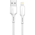 Miniatyrbilde 2 av 3: USB-Ligtning/Iphone kabel 1m 2.4A ip7/i8/xr/11/12
