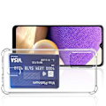 Pikkukuva 3 / 3: Smidigt Skyddande Skal med Kortfack - Samsung Galaxy A32 Transparent