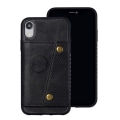 Pikkukuva 3 / 11: Smidigt Retro Skal med Korthållare - iPhone XR Grå