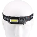 Pikkukuva 4 / 5: Pannlampa - Ljusstark i litet format (COB/XPE LED) USB-laddning Svart