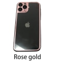 Pikkukuva 7 / 11: ProGuard Aluminium Baksida Skärmskydd i11 Pro Max Titanlegering Roséguld