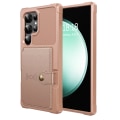 Miniatyrbillede 2 af 11: Samsung Galaxy S24 Ultra Elegant Plånboksfodral Läder med Fäste Marinblå