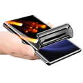 Miniatyrbild 6 av 11: 3-PACK Samsung Galaxy S24 Integritetsskyddande Hydrogel Mjuk skärmskydd Transparent, Svart Ram