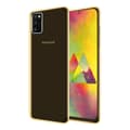 Stöttåligt Smart Silikonskal - Samsung Galaxy A41 Guld