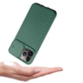 Pikkukuva 11 / 11: Skyddande Stilrent Skal - iPhone 13 Pro Max Ljusblå