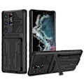 Pikkukuva 3 / 11: Galaxy S23 Ultra Wallet Case - Perfekt Skydd och Funktion i Ett Lila
