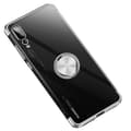 Stötdämpande Silikonskal Ringhållare - Huawei P20 Silver