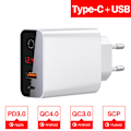 Miniatyrbilde 7 av 9: Genomtänkt Type-C USB Väggadapter BASEUS Svart