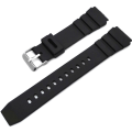 Pikkukuva 3 / 11: Stilsäkert Gummi Klockarmband Svart 18mm