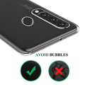 Pikkukuva 10 / 11: Stötdämpande FLOVEME Silikonskal - Huawei Honor 20 Lite Transparent/Genomskinlig