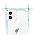 Miniatyrbillede 10 af 11: iPhone 12 Mini - Baksida Skärmskydd i Härdat Glas (9H) Transparent