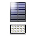 Miniatyrbillede 3 af 11: Solcellsbelysning LED lampa med automatisk sensor Vit