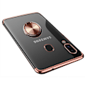 Miniatyrbilde 4 av 11: Praktiskt Silikonskal Ringh�llare - Samsung Galaxy A40 Blå