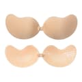 Mjuka Bekväma Självhäftande Push-Up BH (1-Par) Beige D