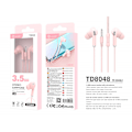 Pikkukuva 3 / 3: Upptäck Earphones Macaron 3rd Generation från Techansy Grön