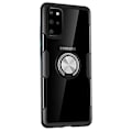 Pikkukuva 1 / 11: Stilsäkert Skyddsskal med Ringhållare - Samsung Galaxy S20 Plus Svart/Silver
