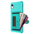 Miniatyrbild 4 av 11: iPhone XR - Skal med Korthållare Blå