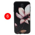 LEMAN Skal med Blom-motiv för Samsung Galaxy J7 2017 6