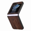 Miniatyrbillede 1 af 11: Trätextur Skal för Samsung Galaxy Z Flip5 5G Brown