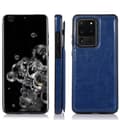 Samsung Galaxy S20 Ultra - Skal med Korthållare Marinblå