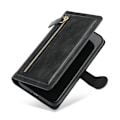 Miniatyrbilde 8 av 11: iPhone 14 - Plånboksfodral med Avtagbart Handledsband Ljusbrun
