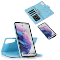 Pikkukuva 11 / 11: Praktiskt Plånboksfodral (Leman) - Samsung Galaxy S21 Mörkblå