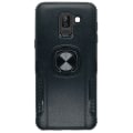 Miniatyrbilde 7 av 11: Samsung A6 Plus - Praktiskt Skal med Kickstand (LEMAN) Svart
