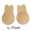 Miniatyrbillede 11 af 11: Komfortabel Selvhæftende BH Uden Stropper Beige 9,5CM