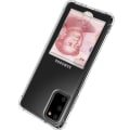 Miniatyrbillede 9 af 9: Smidigt Skyddsskal med Korthållare - Samsung Galaxy S20 Transparent/Genomskinlig