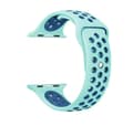 Apple Watch 42mm - NORTH EDGEs Praktiska Silikonarmband ORGINAL Mint/Blå M