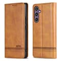 Samsung Galaxy S25 Plus Fodral med ställfunktion & kontrastsömmar Brun