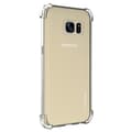 GALAXY S7 EDGE - Robust Silikonskal Silver/Grå