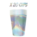 Miniatyrbild 2 av 2: Pappersmugg Regnbåge 53cl 20-pack Flerfärgad