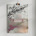 Miniatyrbild 3 av 4: Watercolor abstract composition 7 Poster 50x70 cm