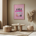 Miniatyrbild 1 av 2: Sardines Tin Can Pink Poster 50x70 cm
