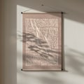 Miniatyrbild 2 av 3: Abstract Irregular Lines Poster 30x40 cm