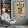 Miniatyrbild 2 av 3: Espresso Canvastavla 50x70 cm