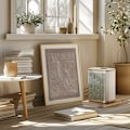 Miniatyrbild 4 av 4: Abstract Irregular Lines Poster 50x70 cm