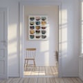 Miniatyrbild 3 av 3: Earthy Coffee Cups Canvastavla 50x70 cm
