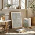 Miniatyrbild 1 av 4: Neutral Tangle Grid 1 Poster 50x70 cm