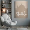 Miniatyrbild 2 av 3: Skyline Earth Tone 2 83 Canvastavla 50x70 cm