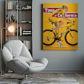 Miniatyrbild 3 av 3: Tour of California Bicycle Race Canvastavla 50x70 cm